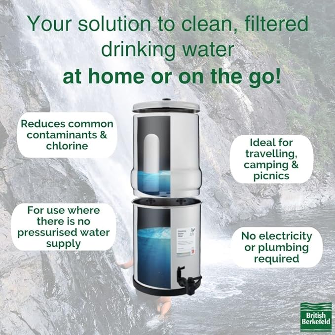 (12 Litre) British Berkefeld® Water Filter System Canada Water Filter